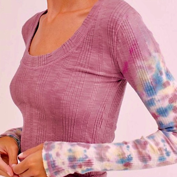 🌺🎉HP🎉🌺 NWT Free People Big Sur Tie Dye Top - Picture 3 of 13